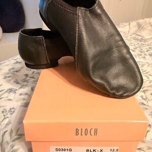 Bloch Black Leather Dance Shoes